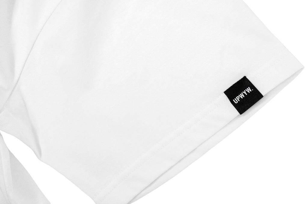 UPWYW.  White T-Shirt